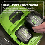 Load image into Gallery viewer, 80V 21" Cordless Battery 4-in-1 Self-Propelled Mower: (1) 4.0Ah,(1) 2.0Ah Batteries & 2A Charger, LM2108S