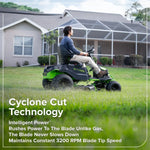 Load image into Gallery viewer, 80V 42" CrossoverT Riding Lawn Tractor : (4) 6.0 Ah Batteries and 600-Watt Charger, CRT4282