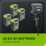 Load image into Gallery viewer, 60V 42" Electric CrossoverZ Zero Turn Mower: (4) 8 Ah Batteries and 600W Wall Charger, CRZ4262