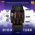 Load image into Gallery viewer, Kahuna Dios-1288 8D AI Dual Air Tech Touch Roller SL-Track Massage Chair