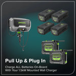 Load image into Gallery viewer, 80V 54" MaximusZ Zero Turn Riding Mower: (2) 16.0 Ah and (4) 6.0 Ah Batteries and 1.5kW Charger, MZ5481