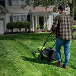 Load image into Gallery viewer, 48V (24V x 2) 21" Cordless Battery Self-Propelled Lawn Mower w/ Two (2) 5.0Ah USB Batteries & Dual Port Charger, LM2112S