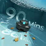 Load image into Gallery viewer, Talosbo S2 Cordless Robotic Pool Cleaner -Black Gray