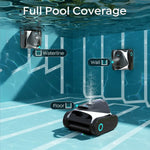 Load image into Gallery viewer, Talosbo C1 Cordless Robotic Pool Vacuum Cleaner Black White