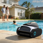 Load image into Gallery viewer, Talosbo C1 Cordless Robotic Pool Vacuum Cleaner Black White