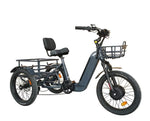 Load image into Gallery viewer, BREEZY Electric Trike 3 Wheel eBike TRIKE GT-48v 500 w Fat Tire Electric Tricycle