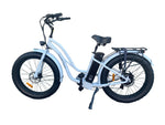 Load image into Gallery viewer, Coastal Cruiser 52v 26 Thru 750W Step Thru Ebike 26x4 Fat Tire Fat Tire Electric Beach Cruiser