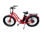 Load image into Gallery viewer, Coastal Cruiser 52v 26 Thru 750W Step Thru Ebike 26x4 Fat Tire Fat Tire Electric Beach Cruiser