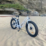 Load image into Gallery viewer, Coastal Cruiser 52v 26 Thru 750W Step Thru Ebike 26x4 Fat Tire Fat Tire Electric Beach Cruiser