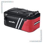 Load image into Gallery viewer, eBike Black and Red Rear Cargo Bag for ebike