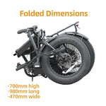 Load image into Gallery viewer, EUNORAU E-FAT-MN 500w Folding eBike 20x4 Fat Electric Folding eBike