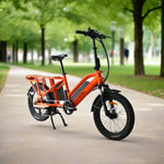 Load image into Gallery viewer, EUNORAU G30 Cargo 500w Step Thru eBike 20x3 Fat Electric Cargo eBike