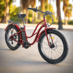 Load image into Gallery viewer, Fat Tire Step Thru 26x4 - 52v Beach Cruiser Electric Bike
