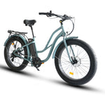 Load image into Gallery viewer, Fat Tire Step Thru 26x4 - 52v Beach Cruiser Electric Bike
