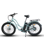 Load image into Gallery viewer, Fat Tire Step Thru 26x4 - 52v Beach Cruiser Electric Bike