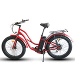 Load image into Gallery viewer, Fat Tire Step Thru 26x4 - 52v Beach Cruiser Electric Bike