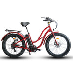 Load image into Gallery viewer, Fat Tire Step Thru 26x4 - 52v Beach Cruiser Electric Bike