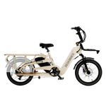 Load image into Gallery viewer, REVI Flux 750w Step Thru Ebike 20x2.4 Fat Tire Mini Fat Tire Electric Cargo eBike