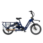 Load image into Gallery viewer, REVI Flux 750w Step Thru Ebike 20x2.4 Fat Tire Mini Fat Tire Electric Cargo eBike