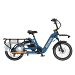 Load image into Gallery viewer, REVI Flux 750w Step Thru Ebike 20x2.4 Fat Tire Mini Fat Tire Electric Cargo eBike