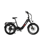 Load image into Gallery viewer, REVI Runabout 2 750w Step Thru Ebike 20x3 Fat Tire Mini Electric Cargo eBike