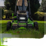 Load image into Gallery viewer, 80V 22" Cordless Battery Dual Blade Self-Propelled Lawn Mower: (2) 4.0 Ah Batteries and Rapid Charger, LM2208S