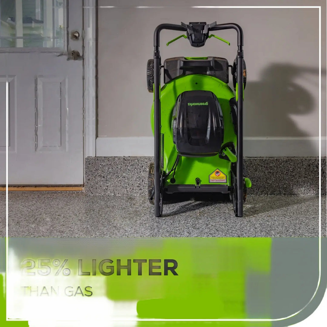 80V 22" Cordless Battery Dual Blade Self-Propelled Lawn Mower: (2) 4.0 Ah Batteries and Rapid Charger, LM2208S