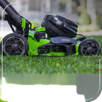 Load image into Gallery viewer, 80V 22" Cordless Battery Dual Blade Self-Propelled Lawn Mower: (2) 4.0 Ah Batteries and Rapid Charger, LM2208S