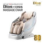 Load image into Gallery viewer, Kahuna Dios-1288 8D AI Dual Air Tech Touch Roller SL-Track Massage Chair