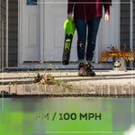 Load image into Gallery viewer, 40V 16" Cordless Battery Brushless Push Lawn Mower and 350 CFM Blower Combo Kit: 4.0 Ah Battery and Charger