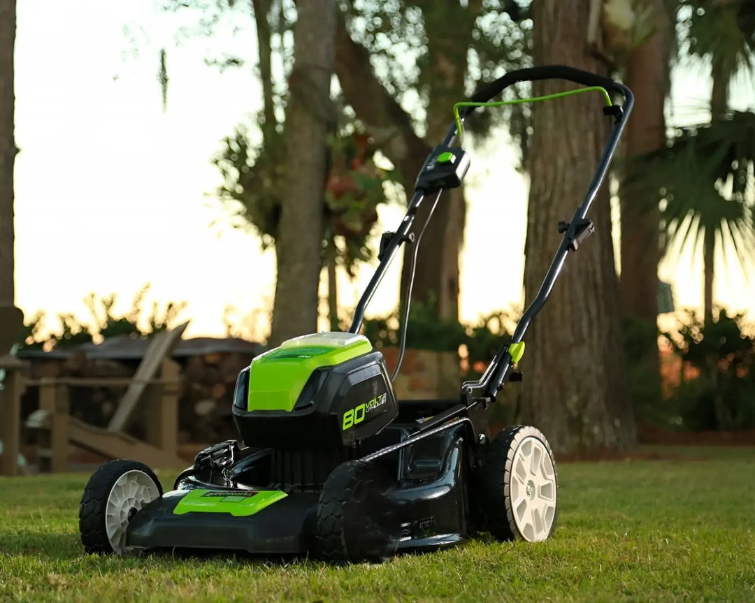 Pro 80V 21" Brushless Push Lawn Mower w/ (2) 2.0Ah Batteries & Rapid Charger