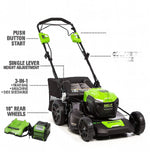Load image into Gallery viewer, 40V 21" Cordless Battery Self-Propelled Lawn Mower: 5.0 Ah USB Battery and Charger, LM2104S