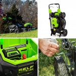 Load image into Gallery viewer, 40V 21" Cordless Battery Self-Propelled Lawn Mower: 5.0 Ah USB Battery and Charger, LM2104S