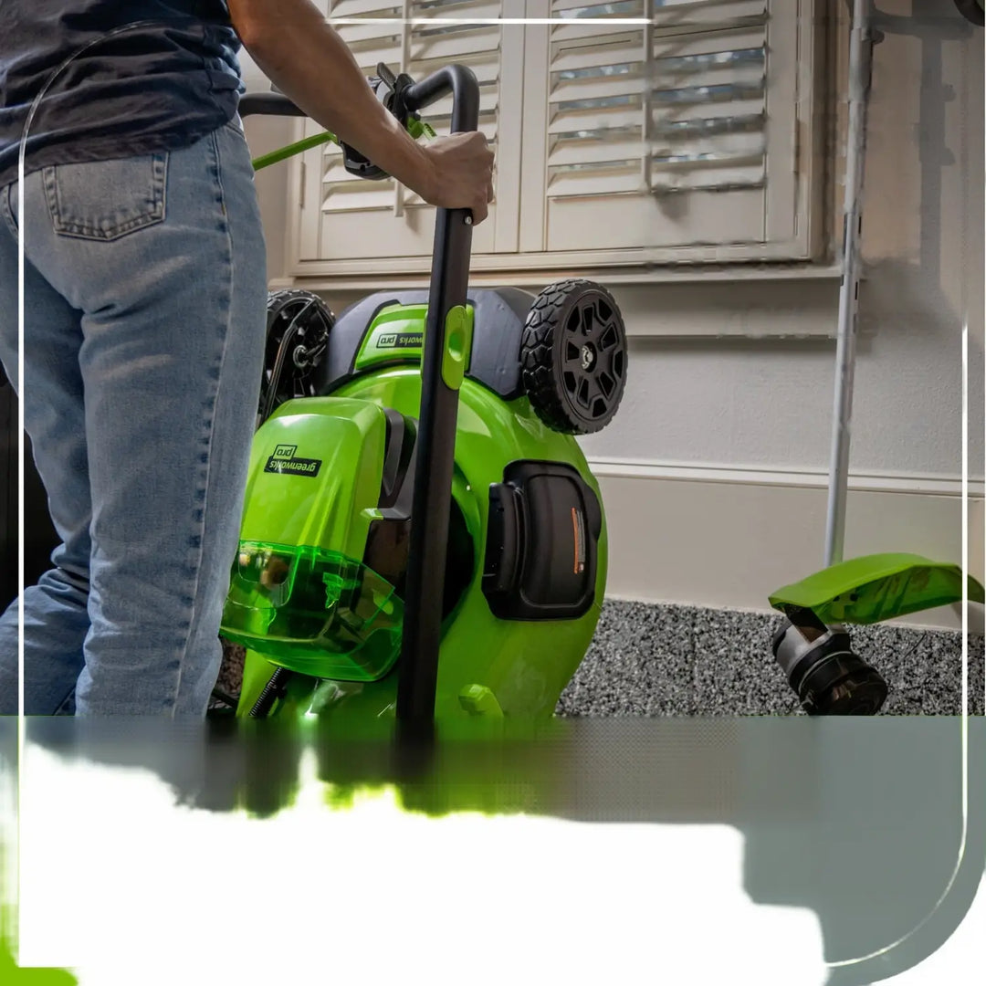 OPEN BOX 80V 21" Cordless Battery 4-in-1 Self-Propelled Lawn Mower: 4.0 Ah: 2.0 Ah Battery and Rapid Charger, LM2118S