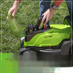 Load image into Gallery viewer, 48V (24V x 2) 17" Cordless Battery Push Lawn Mower: (2) 4.0 Ah Batteries and Dual-Port Charger, LM1702