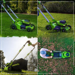 Load image into Gallery viewer, 60V 21" Cordless Battery Self-Propelled Mower: (2) 5Ah Battery and 6A Rapid Charger, LM2156S