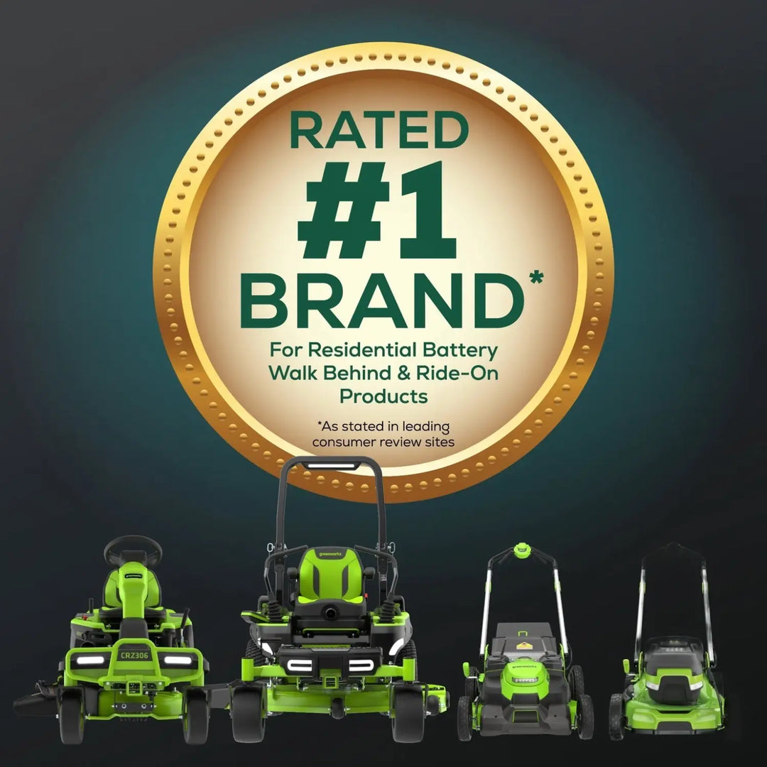 60V 21" Cordless Battery Self-Propelled Mower: (2) 5Ah Battery and 6A Rapid Charger, LM2156S