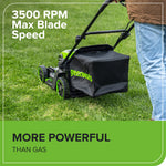 Load image into Gallery viewer, 60V 17" Cordless Battery Push Lawn Mower: 4.0 Ah Battery and Charger, LM1716