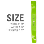 Load image into Gallery viewer, Replacement Blade for Select 19'' Greenworks Lawn Mowers