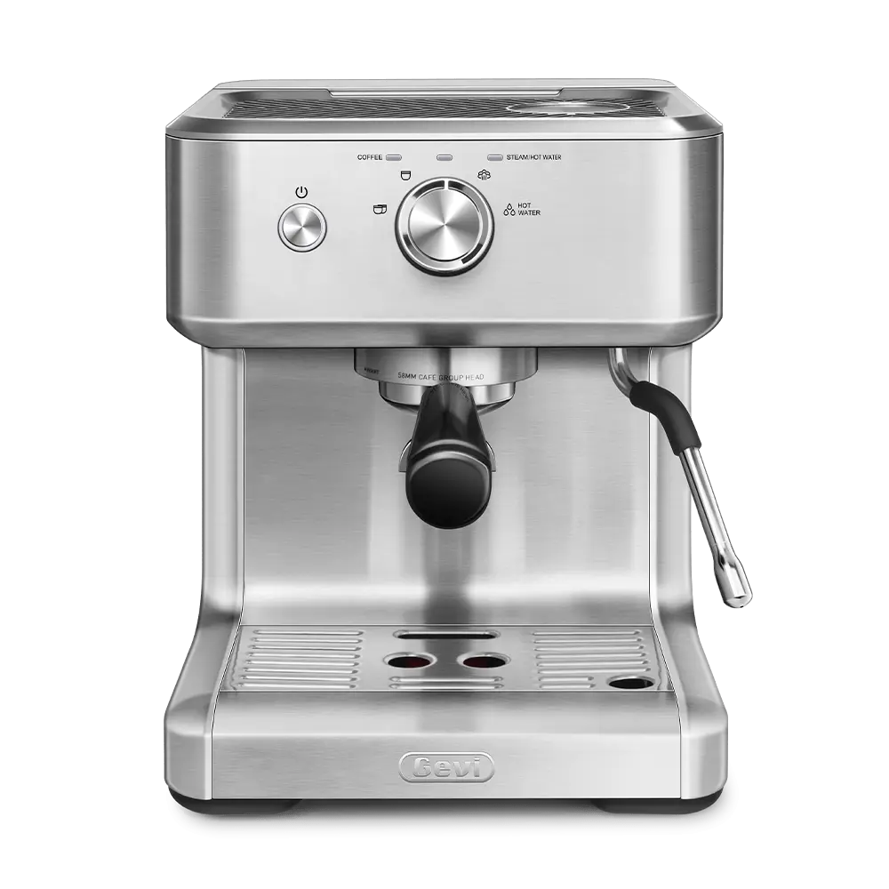 GEVI Ezbru 1000 Espresso Coffee Maker Machine with Pre-infusion ECMC0