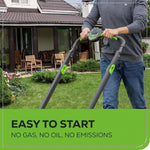 Load image into Gallery viewer, 40V 25" Cordless Battery Brushless Dual Blade Self-Propelled Lawn Mower: (2) 4.0 Ah Batteries and Dual-Port Charger, LM2504S