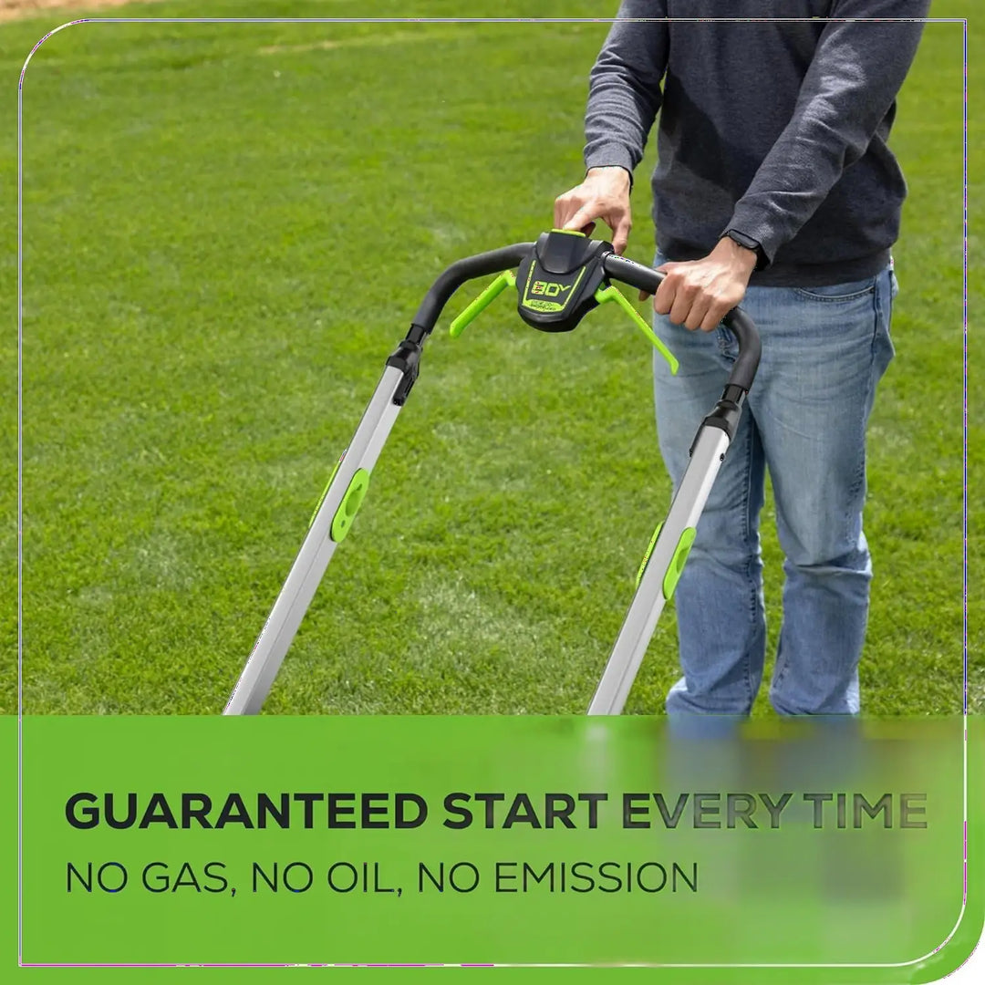 80V 21" Cordless Battery 4-in-1 Push Lawn Mower: 4.0 Ah Battery and Charger, LM2108