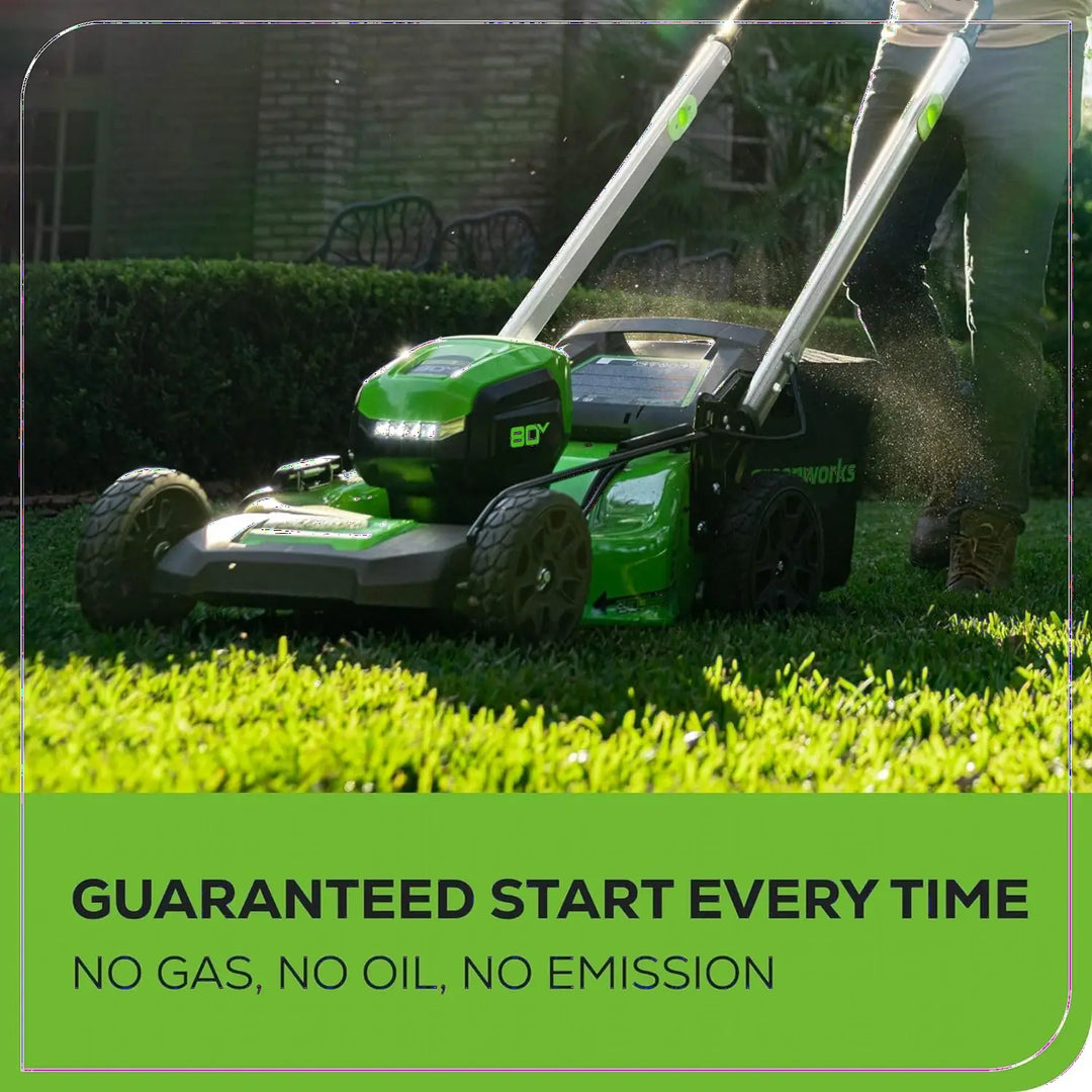 80V 21" Cordless Battery 4-in-1 Self-Propelled Lawn Mower, 8.0 Ah Battery and 6A Charger, LM2108S