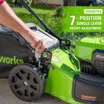 Load image into Gallery viewer, 48V (24V x 2) 20" Cordless Battery Push Mower: (2) 4.0 Ah USB Batteries and Dual-Port Rapid Charger, LM2002