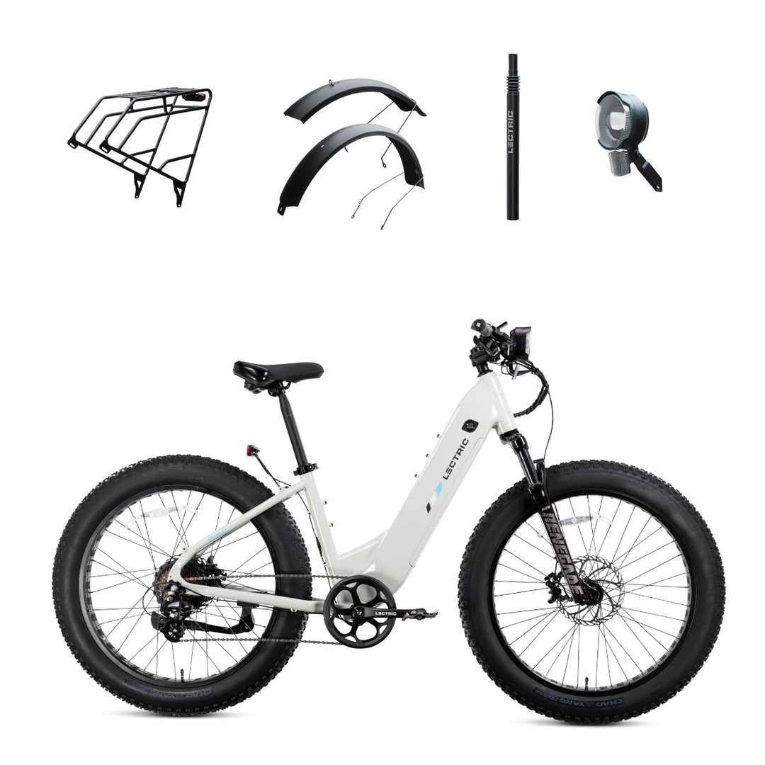 XPeak2 Step-Thru Long-Range - $100 OFF + FREE Rear Rack, Fenders, Elite...