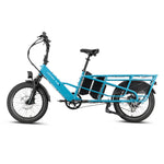 Load image into Gallery viewer, XPedition2 Raindrop Blue Dual-Battery eBike