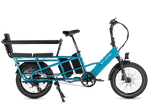 Load image into Gallery viewer, XPedition2 Raindrop Blue Dual-Battery eBike