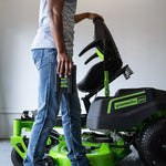 Load image into Gallery viewer, 80V 42" Cordless Battery CrossoverZ Zero Turn Lawn Mower, Twelve (12) 4.0 Ah Batteries and (3) Dual-Port Turbo Chargers, CRZ4281