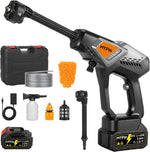 Load image into Gallery viewer, MYPIN 600 PSI Cordless Pressure Washer – 21V, Dual Batteries &amp; 6-in-1 Nozzle