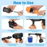 Load image into Gallery viewer, MYPIN 600 PSI Cordless Pressure Washer – 21V 3.0Ah, 6-in-1 Nozzle
